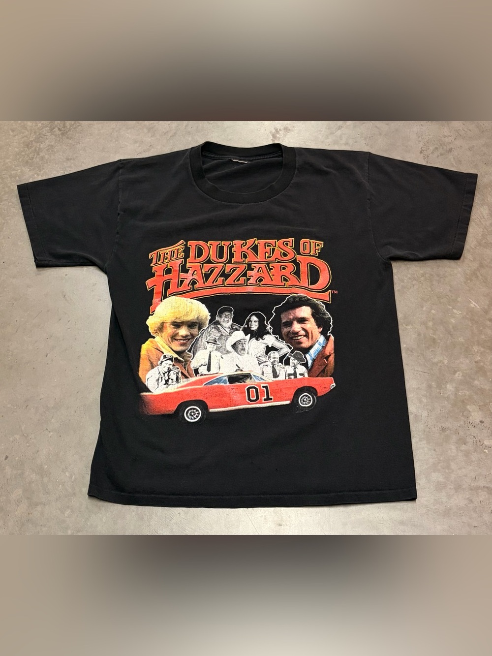 Vintage Single Stitch The Dukes of Hazzard Black Graphic Tee